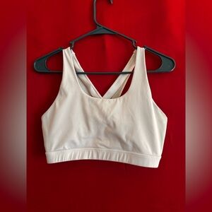 Running Girl Light Gray Activewear Sports Bra Size Medium